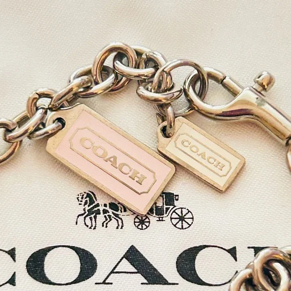 Coach Y2K Heart And Flower Charm Bracelet - Picture 3 of 13